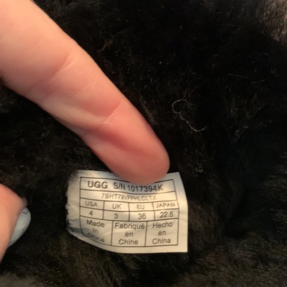 Ugg size four black brand new boots. Never worn. - Picture 6 of 6